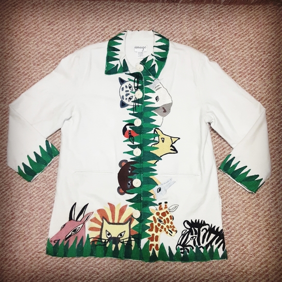 Anage~Zoo Animals Embroidery Jacket - Picture 8 of 14